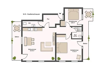 Ferienwohnung Hüttenschnauzer