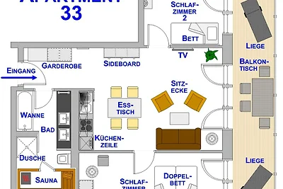 Apartment 33 "Fördetraum" mit