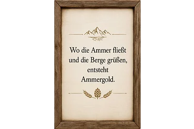 Ammergold mit herrlichem Bergblick