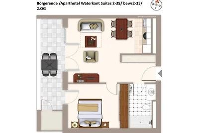 Aparthotel Waterkant Suites, Suite