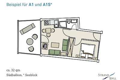 Strandidyll, 54 - Typ A1