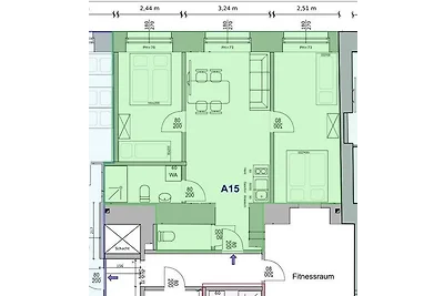 Innenstadt Apartm. A15 mit Klima