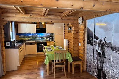 Alpenglück Blockhaus in der