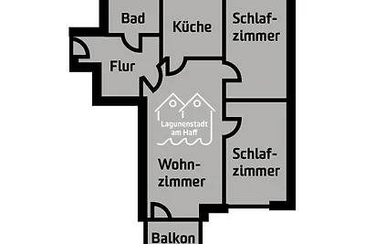 Lagunenstadt am Haff Fewo 105 -