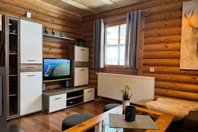 Alpenglück Blockhaus in der
