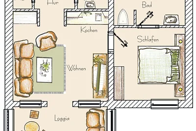 Appartamento Vacanza con famiglia Heringsdorf