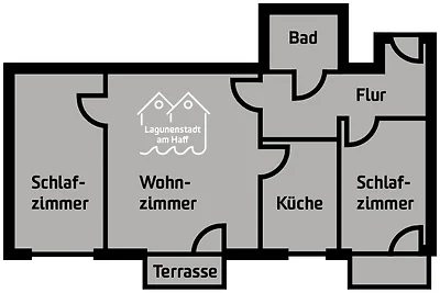 Lagunenstadt am Haff Fewo 111 -