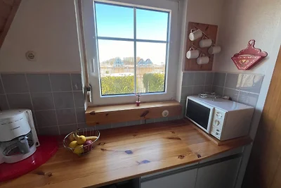 Grietje I (rotes Haus links)