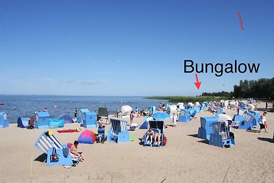 Sonniges Strandhaus am Haff mit