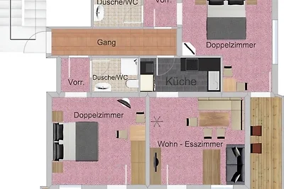 Appartamento Vacanza con famiglia Tux