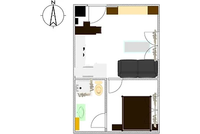 Günstige Ferienwohnung zur Strasse