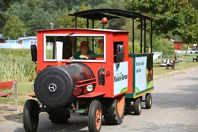 Premiumwohnwagen Grauer Kranich am