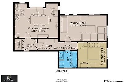 Ferienwohnung im Erdgeschoss "Huus