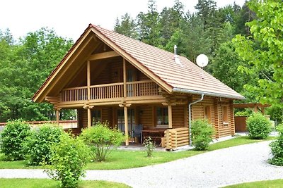 Alpenglück Blockhaus in der