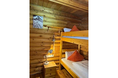 Alpenglück Blockhaus in der