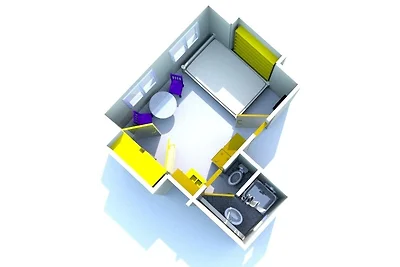 Kleines Einzelzimmer mit Meerblick