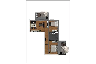Q-Stall Apartments, Apartment Q4