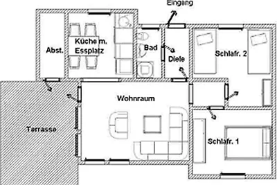 Bungalow M 43 in Burhave