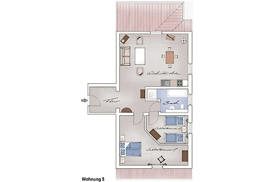 Ferienwohnung 5 am Wasser Gut