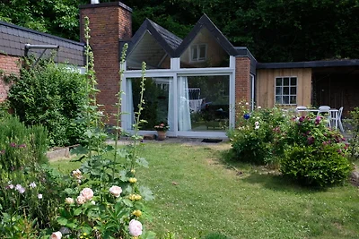 Achterdeck mit Sauna