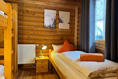 Alpenglück Blockhaus in der