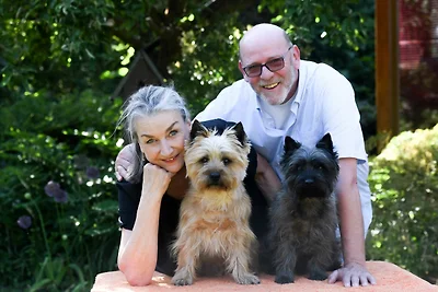 Rotes Kreativ-Ferienhaus