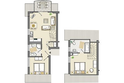 Balkon-Maisonette-Ferienwohnung