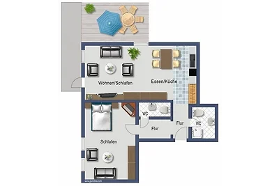 Ferienwohnung Schwarzwald in der