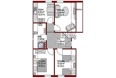 Vakantieappartement Gezinsvakantie Borkum
