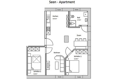 Seen-Apartment im Herrenhaus
