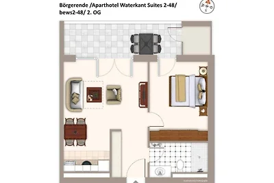 Aparthotel Waterkant Suites, Suite