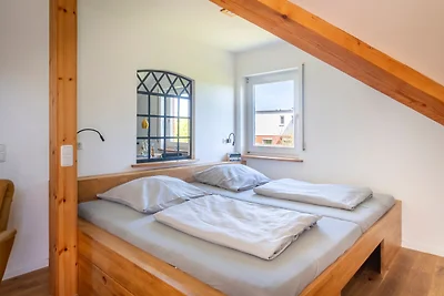 In die Sterne sehen aus dem Bett -