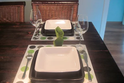 Clara's Kajüte mit Strandkorb