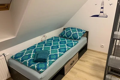 Ferienhaus Lilja mit Garten, Kamin