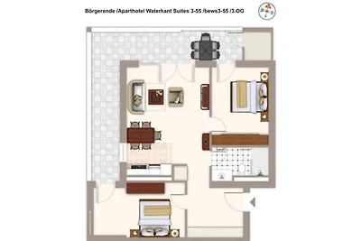 Aparthotel Waterkant Suites, Suite