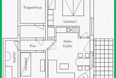 Haus Fechtig, Wohnung Typ B