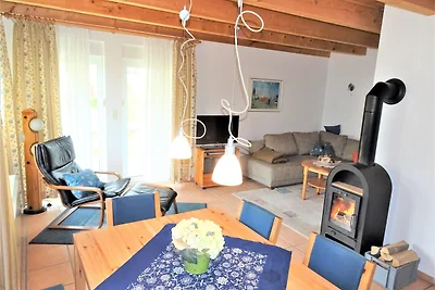 Haus am Plauer See mit Bootssteg