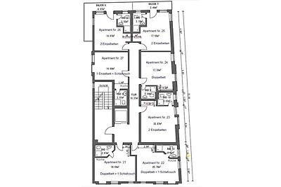 ABM Apartment 1. OG für 14