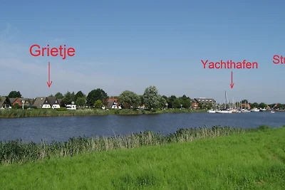 Grietje II (blaues Haus rechts)