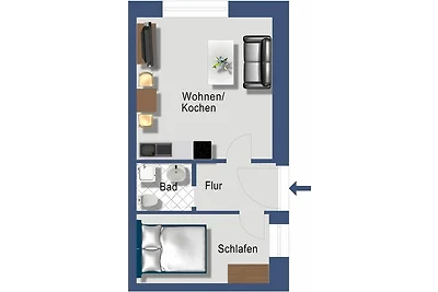 apartman za odmor Obiteljski odmor Rabenkirchen-Faulück