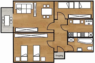 Appartamento Vacanza con famiglia Delitzsch