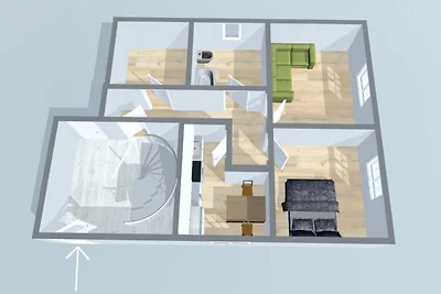 Ferienwohnung 50m²
