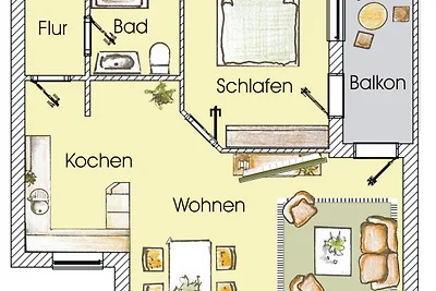 (Brise) Villen am Buchenpark App.