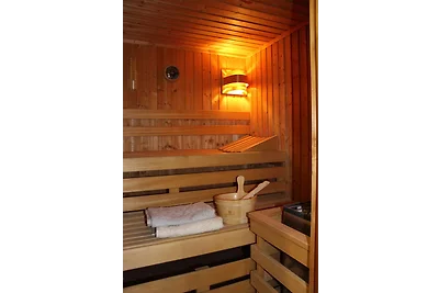 Achterdeck mit Sauna