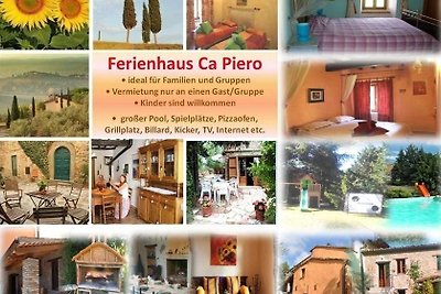 Ferienhaus Ca Piero mit Pool bis 8