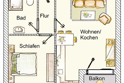 (Brise) Haus Miramar App. 12