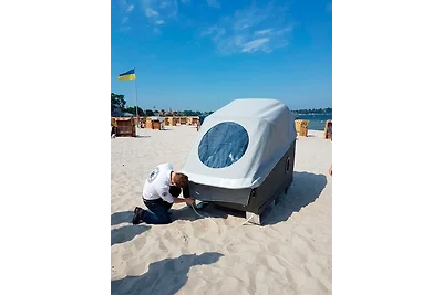 Schlafstrandkorb Süd-Höhe