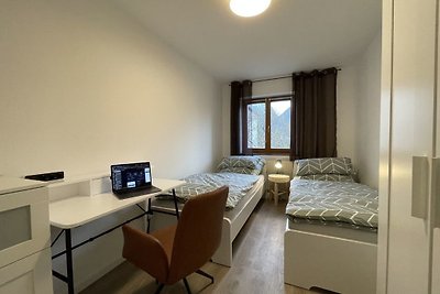 moderne Ferienwohnung mit Berg- und