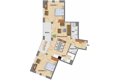 Vakantieappartement Gezinsvakantie Kappeln