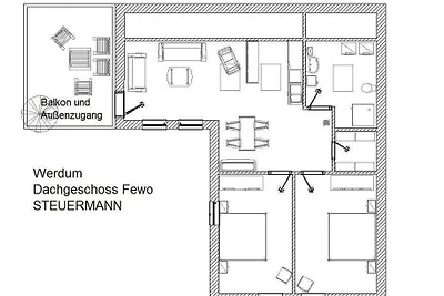 Ferienwohnung STEUERMANN in Werdum